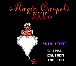 Magic Carpet 1001 Title Screen